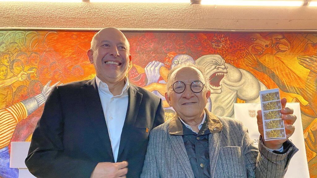 Metro rinde homenaje al muralista Ariosto Otero con boleto conmemorativo