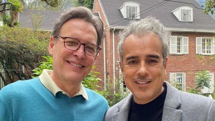 Patrick Delmas y Jorge Enrique Abello