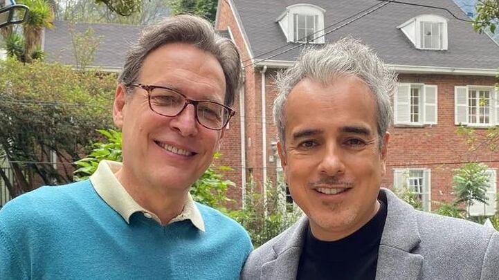 Patrick Delmas y Jorge Enrique Abello