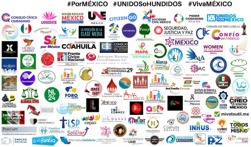 Organizaciones piden a PRI, PAN y PRD conservar alianza para 2024