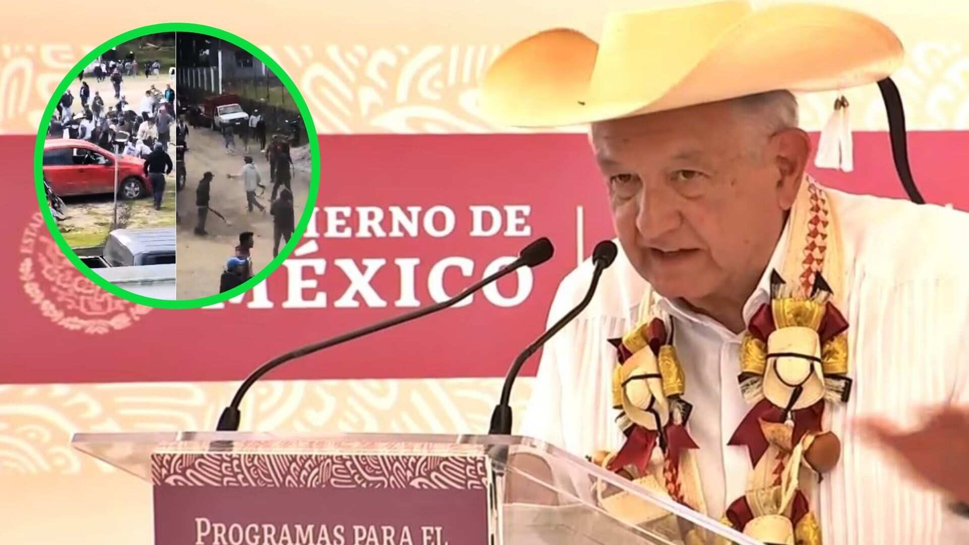 AMLO aseguró que la Guardia Nacional ya se encuentra en el lugar sin ofrecer detalles del número de elementos, desde cuándo llegaron o hasta qué fecha estarán presentes.