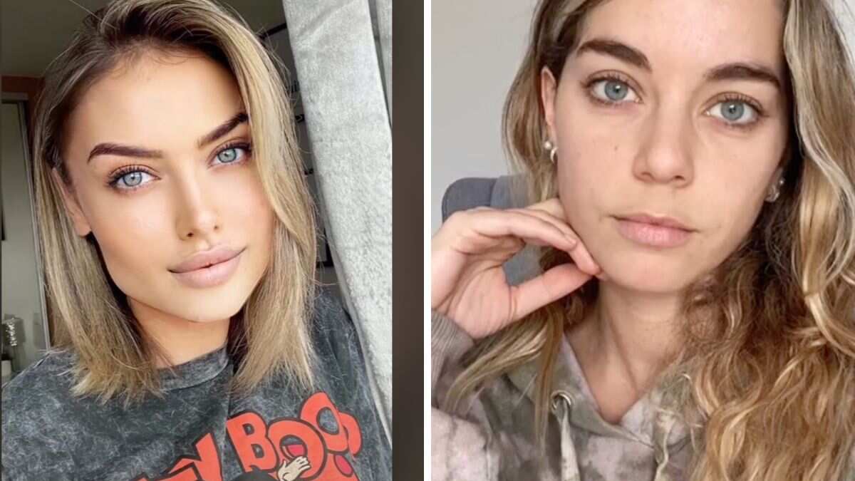 Así luce el filtro de belleza de TikTok.