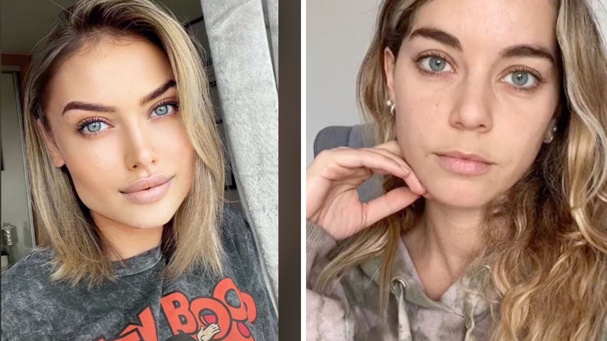 Así luce el filtro de belleza de TikTok.