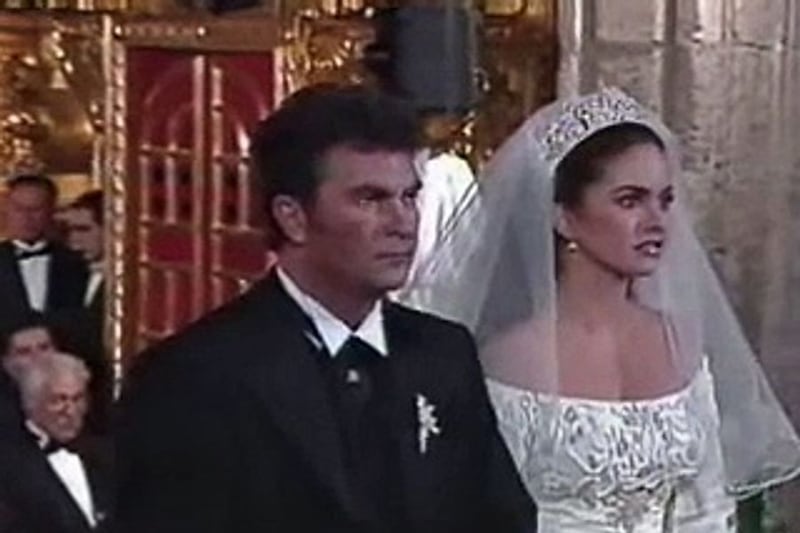 La boda religiosa fue televisa por las cámaras de Televisa