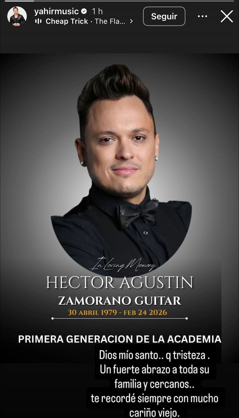 Exalumnos de ‘La Academia’ reaccionan a la muerte de Héctor Zamorano