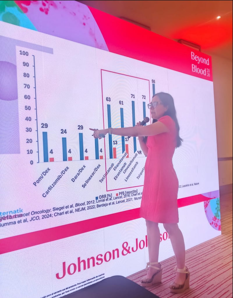 Karla Sánchez, hematóloga del INCan