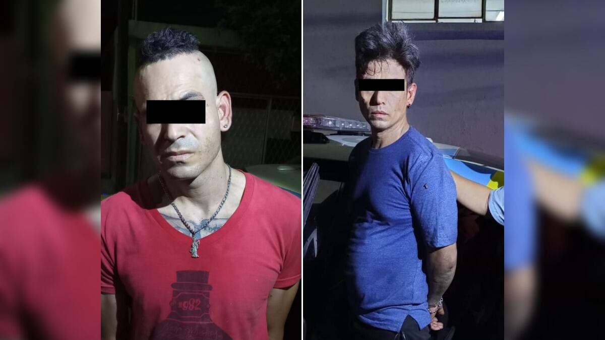Miguel Ángel R., de 38 años y Heriberto E., de 32 años de edad quedaron a disposición del Ministerio Público, por los delitos que les resulten.