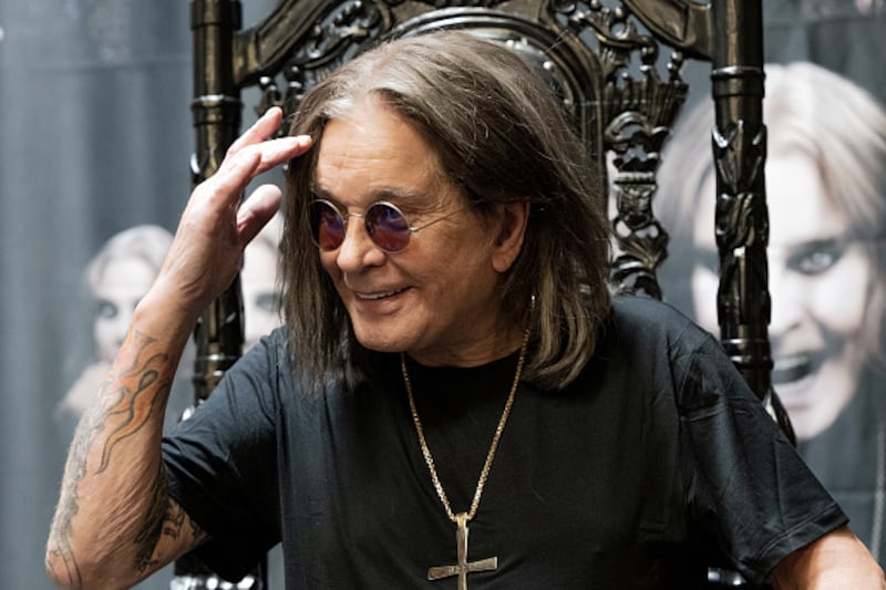 Ozzy Osbourne cuando falleció.