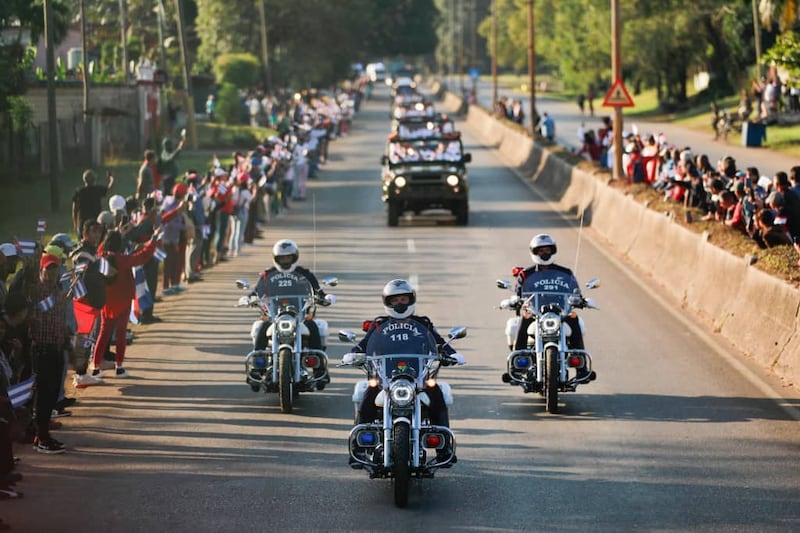 Homenaje a militares cubanos.