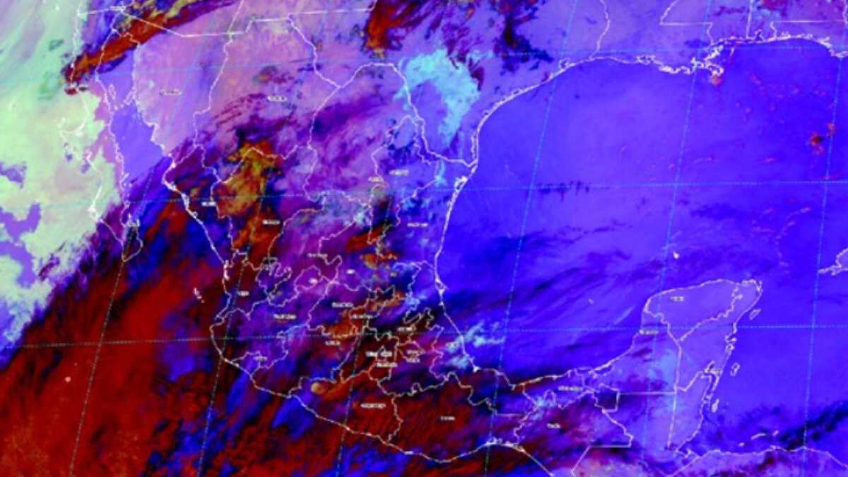 Nuevo Frente Frío traerá fuertes lluvias, tormentas eléctricas y granizo al país.