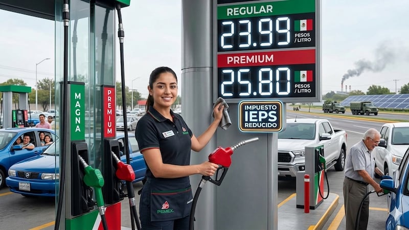 Sheinbaum descarta gasolinazo por guerra; gasolina debajo de $24