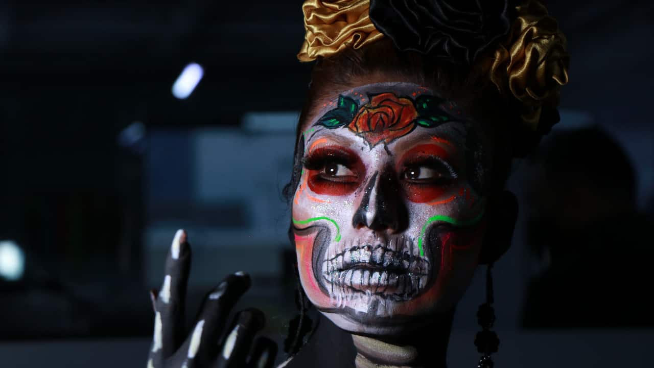 La Catrina maquillaje