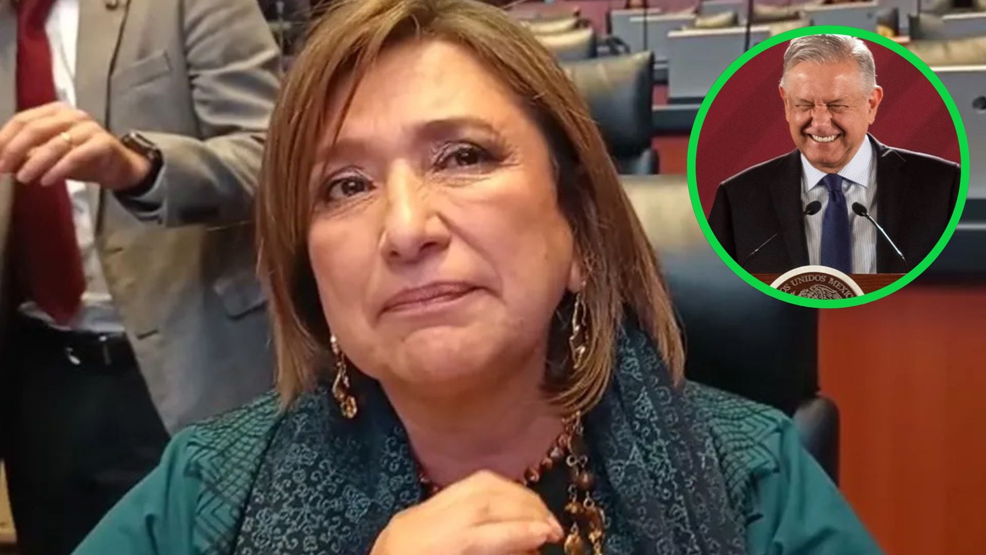 Xóchitl Gálvez lleva meses en litigios contra el presidente, Víctor Hugo Romo y Jenaro Villamil.