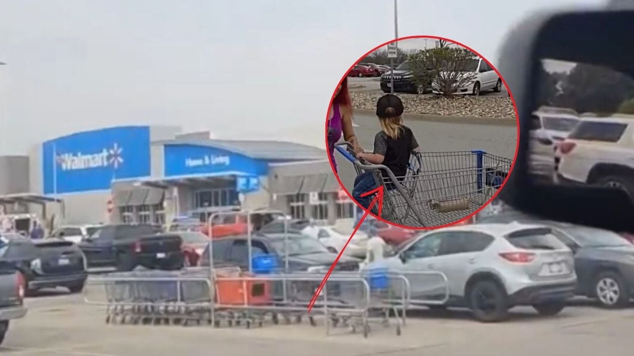 Mujer ataca a niño en Walmart