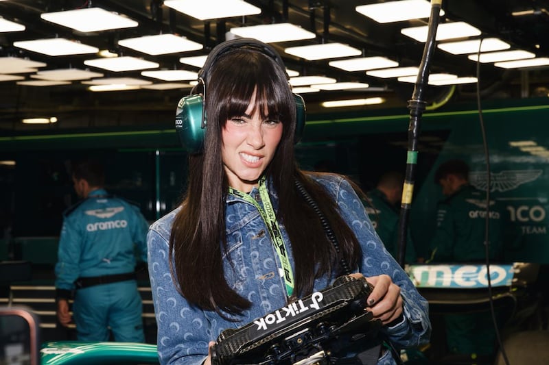 Aitana acudió al GP de México invitada por Fernando Alonso