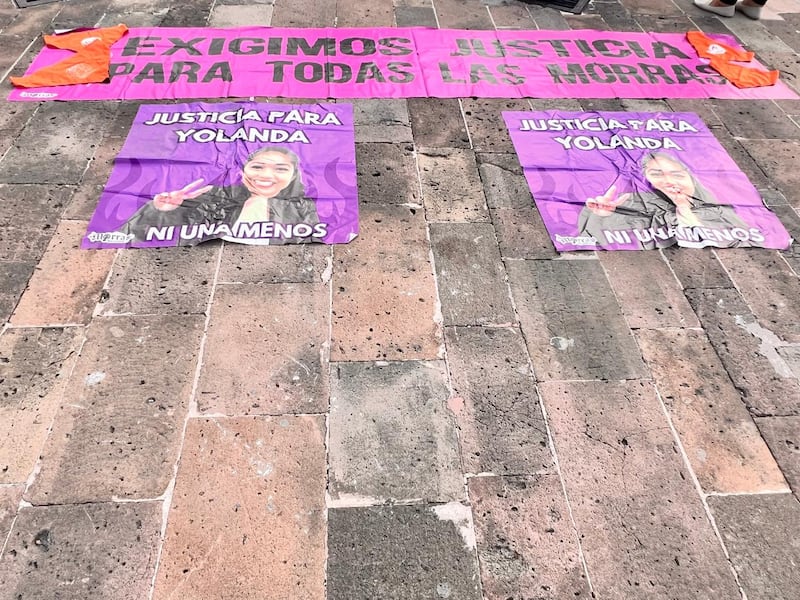 Se recordó a mujeres como Yolanda Martínez, desaparecida hace tres años.
