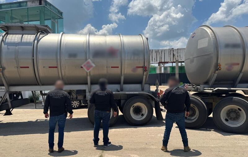 Aseguramiento de medio millón de litros de huachicol en Tabasco