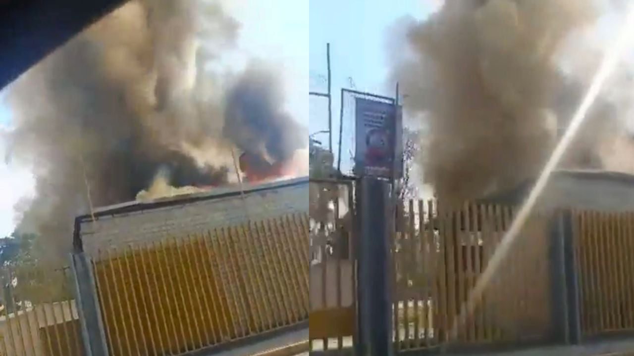 Incendio en la Preparatoria 1 de la UNAM