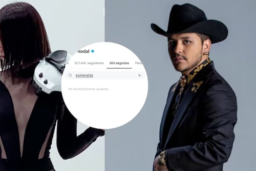 Christian Nodal deja de seguir a violinista en Instagram; ¿Ángela Aguilar se lo ordenó?