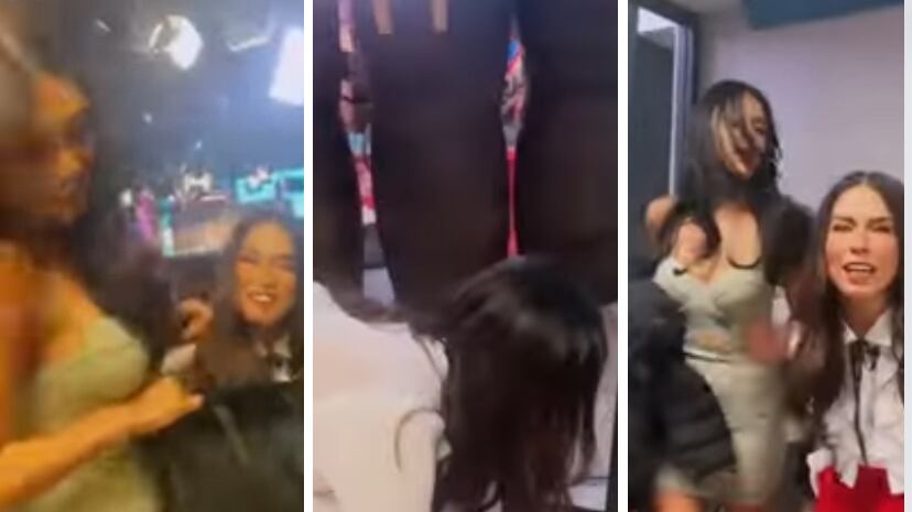 Kristal Silva y Laura G pelean por una bolsa