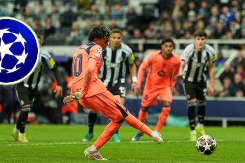 Lamine Yamal rescata al Barcelona con gol agónico ante Newcastle en la Champions League