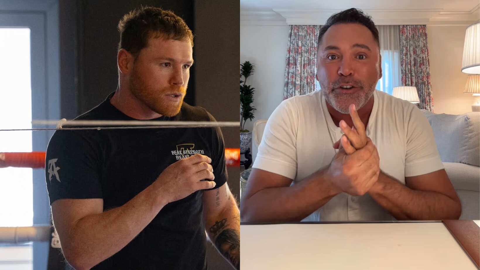 Óscar de la Hoya volvió a burlarse del Canelo Álvarez.