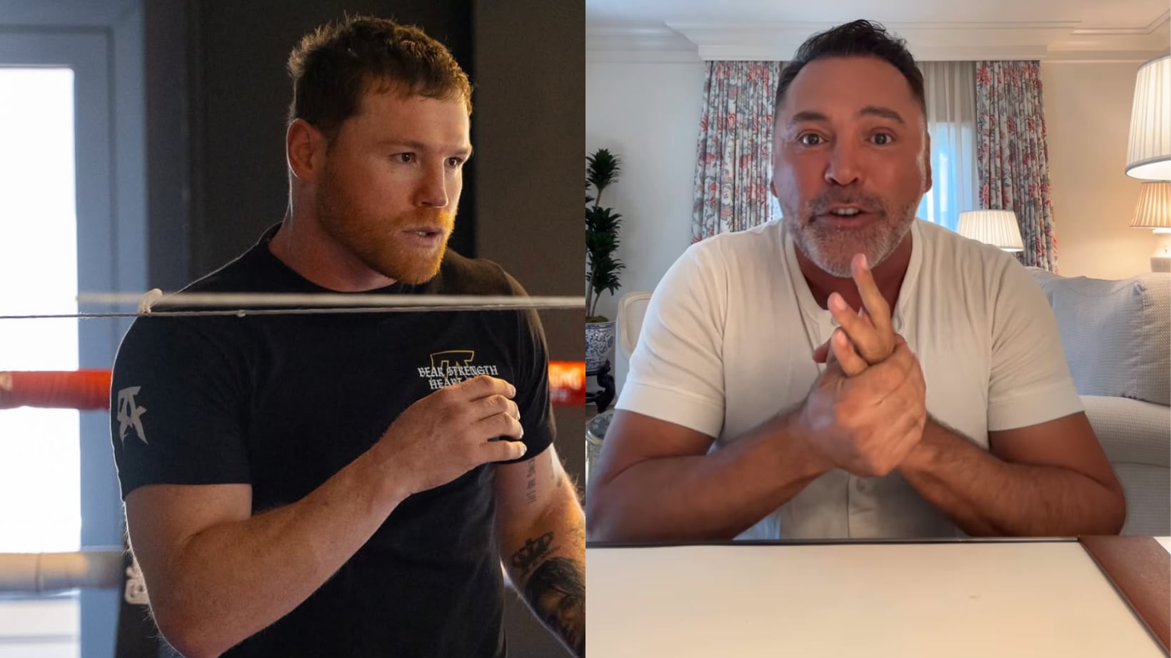 Óscar de la Hoya volvió a burlarse del Canelo Álvarez.