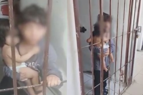 Rescatan a dos menores de edad encerrados en Nuevo León