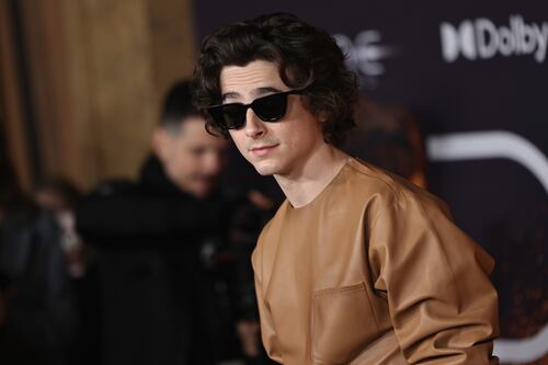 Así lucirá Timothée Chalamet en la biopic de Bob Dylan