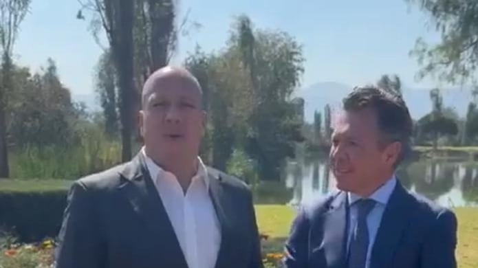 Desde Xochimilco el gobernador constitucional de Jalisco, Enrique Alfaro y el gobernador electo, Pablo Lemus, acompañaron a la presidenta de México, Claudia Sheinbaum para la firma del Acuerdo Nacional por el Derecho Humano al Agua y la Sustentabilidad.