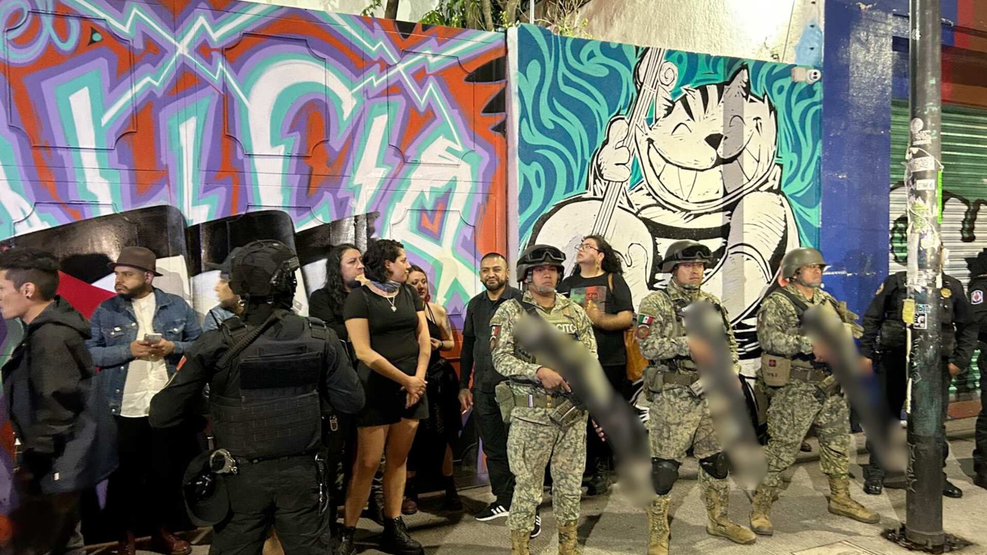 Multiforo Alicia intervenido por elementos del Ejército