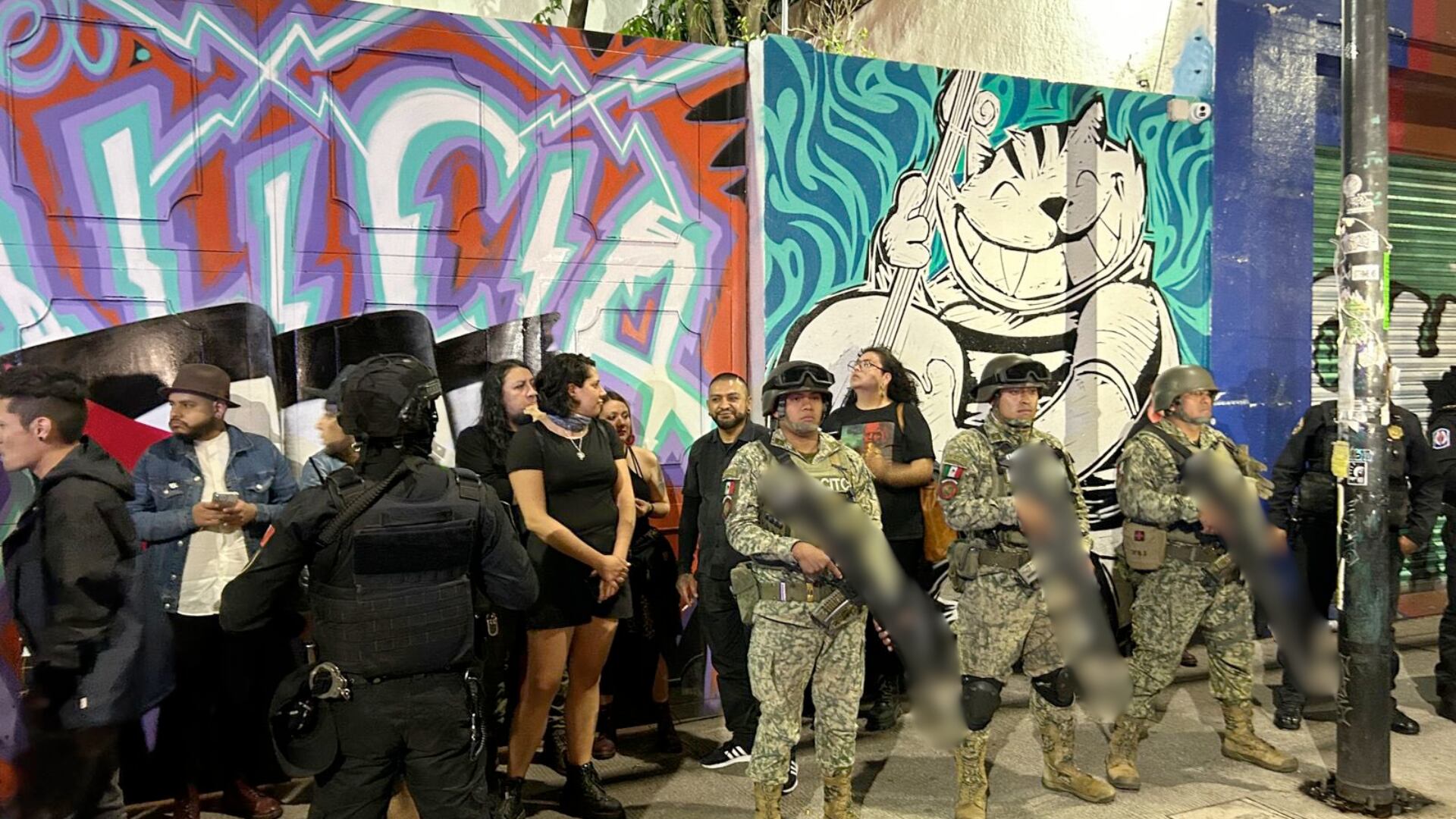 Multiforo Alicia intervenido por elementos del Ejército