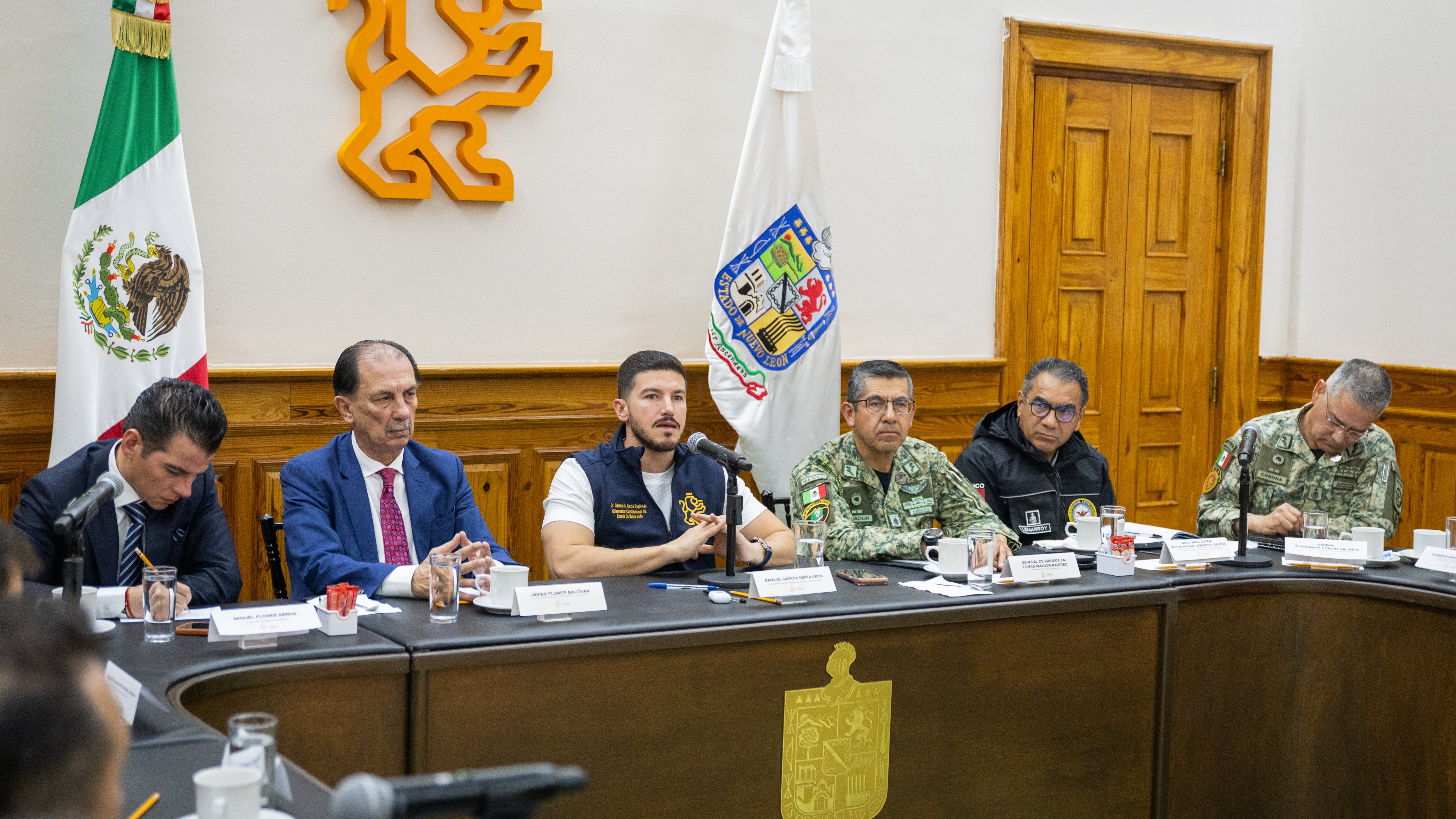 Nuevo León al equipo con las fuerzas federales para mantener la seguridad durante el torneo deportivo.