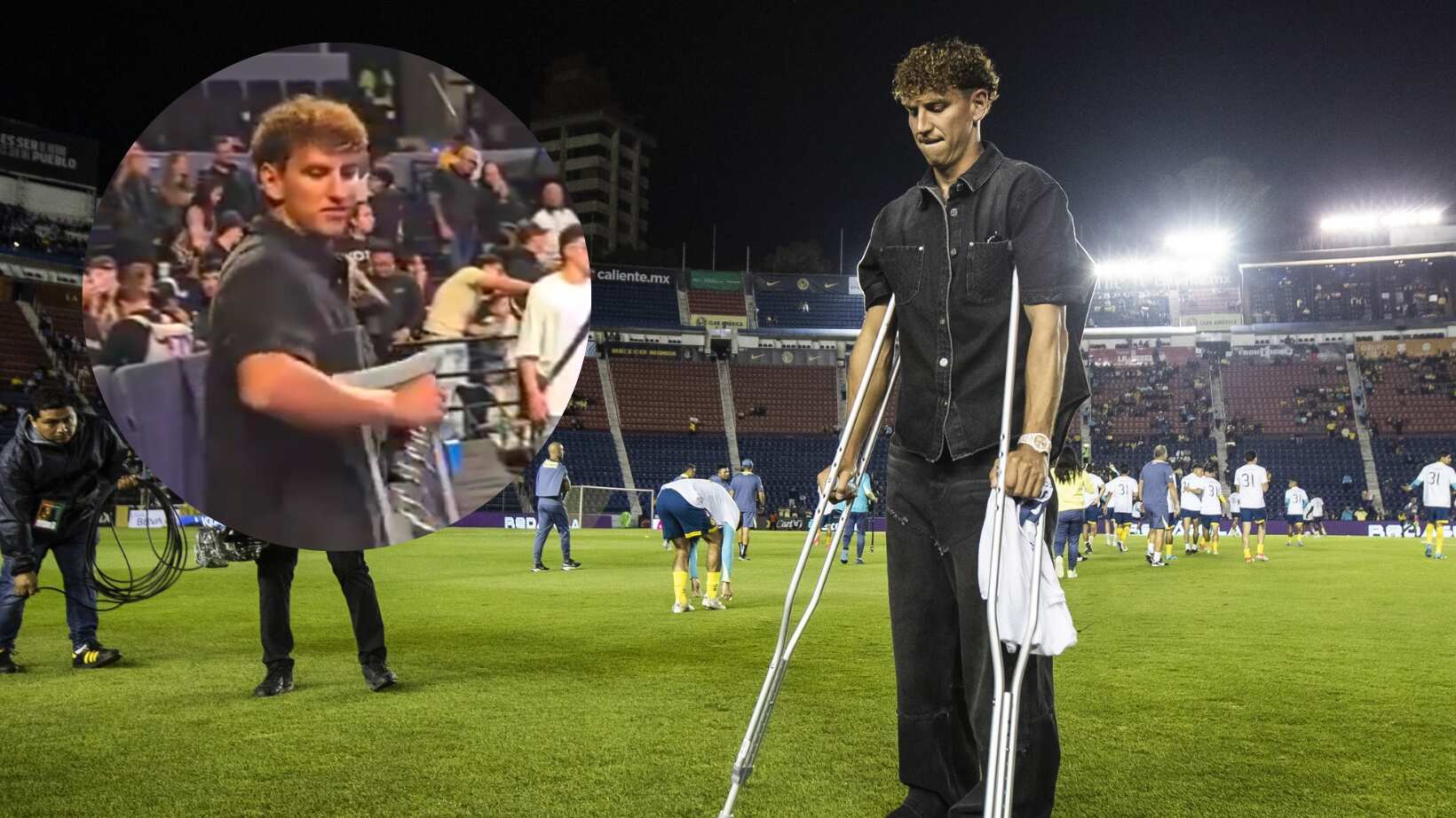 Igor Lichnovsky dejó el partido del América para asistir a la pelea de Mayweather.