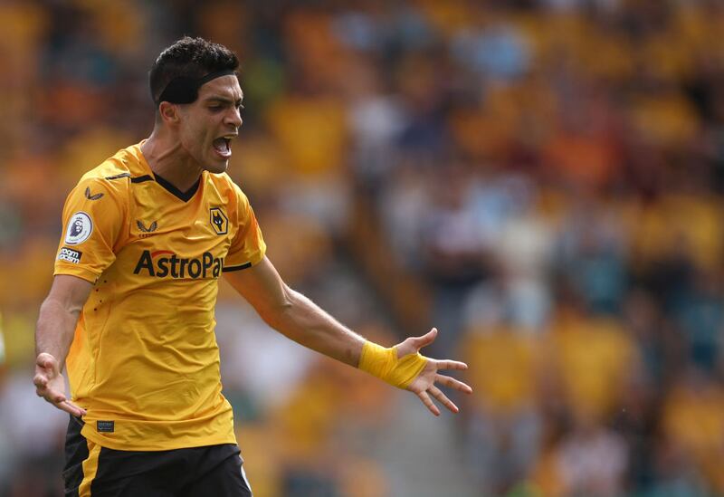 Raúl Jiménez no pudo estar en el último encuentro del Wolverhampton