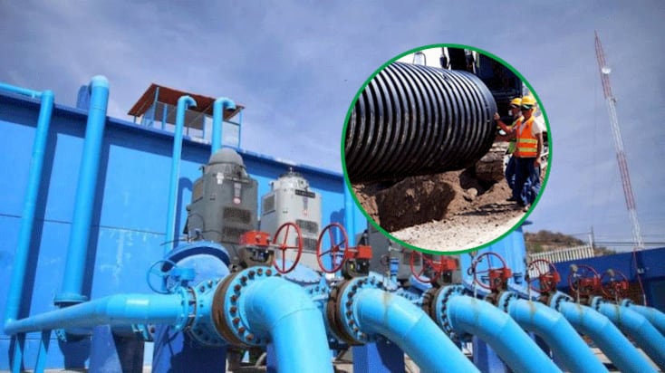 Infraestructura de tratamiento de aguas residuales en León, donde el municipio incorporó nanotecnología para mejorar el saneamiento.