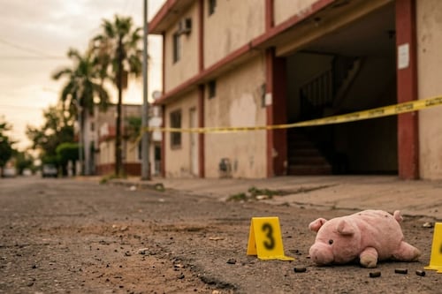 “Narcofirma” aterra en Culiacán: asesinos dejan cerditos rosas junto a sus víctimas