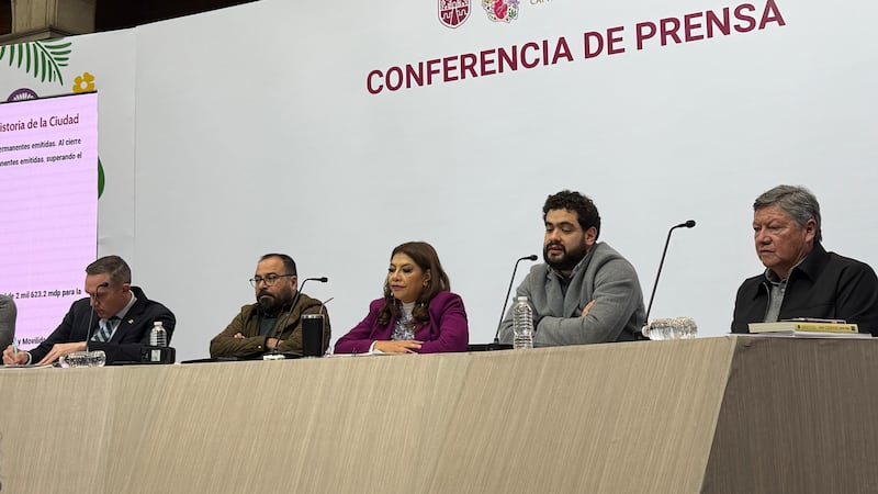 Más obras y menos deuda: Clara Brugada presenta inversión histórica para CDMX en 2026