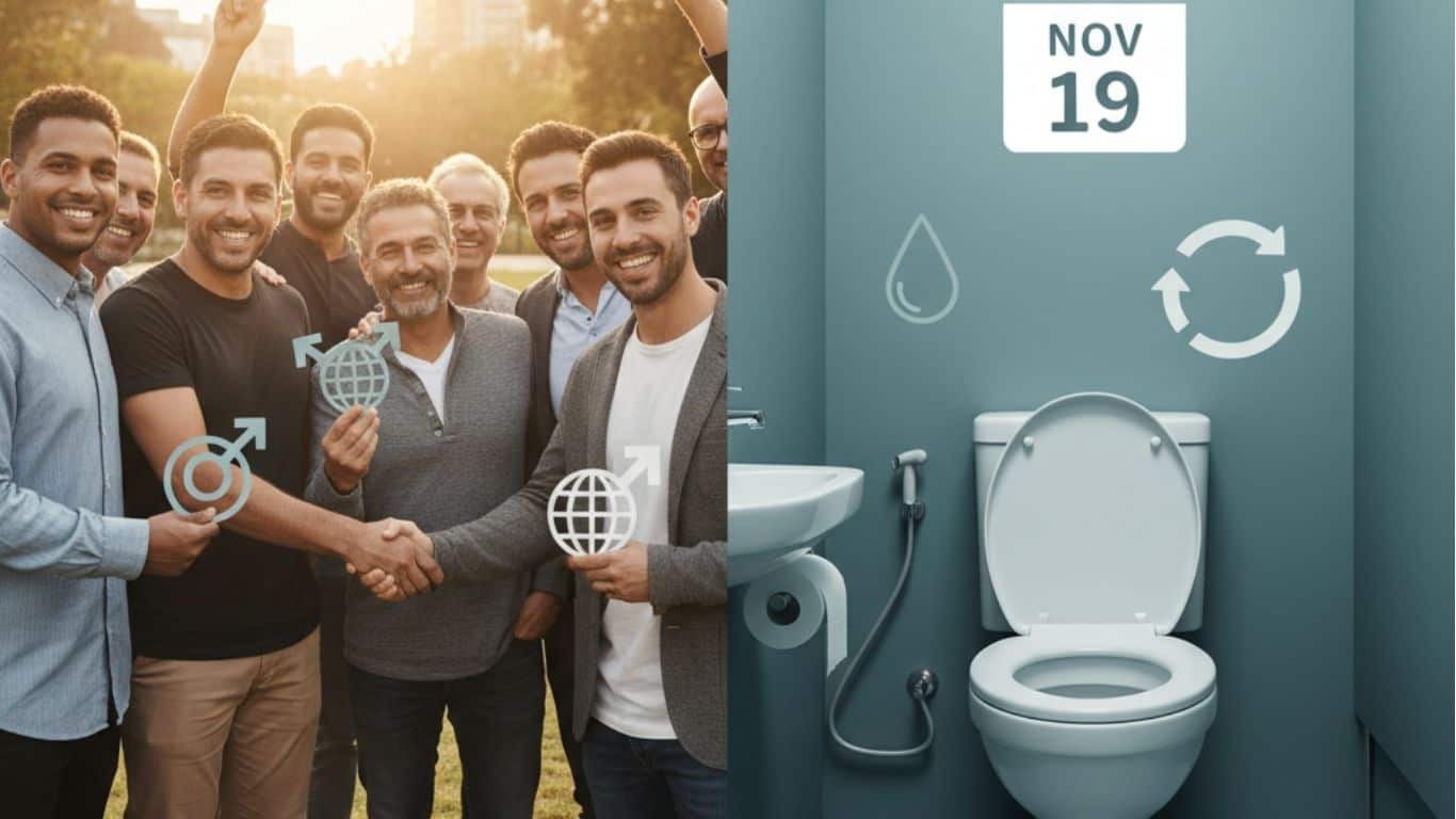 Día del Hombre y Día del Retrete