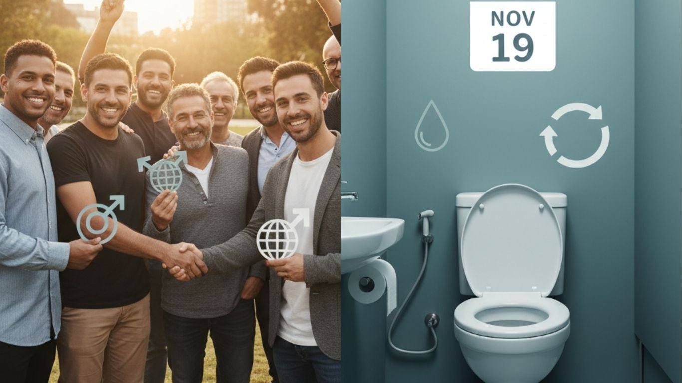 Día del Hombre y Día del Retrete
