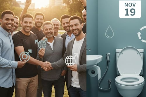 ¿Por qué hoy se habla del Día del Hombre y del Día del Retrete al mismo tiempo?