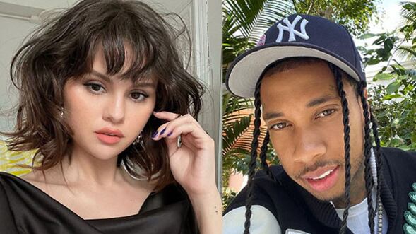 Selena Gómez y Tyga. / Foto: Tomadas de Instagram.