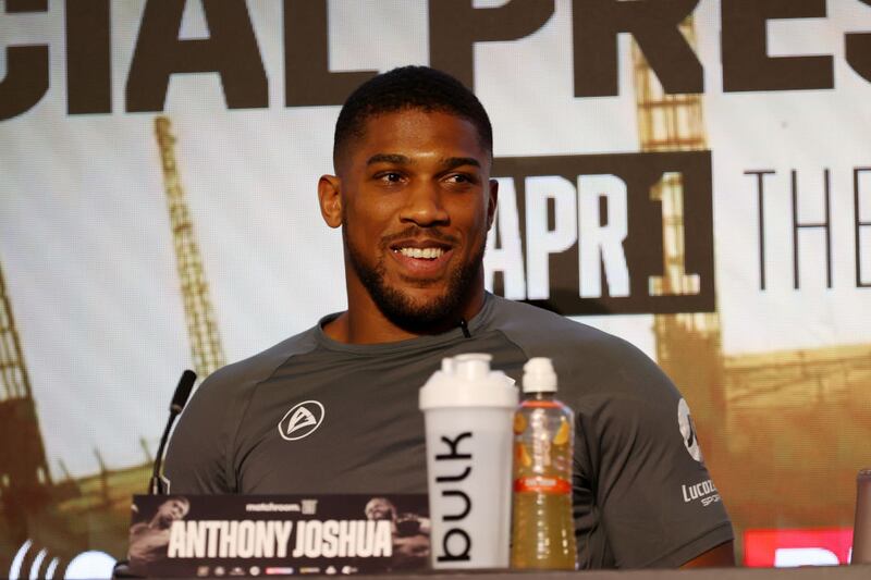 Anthony Joshua buscará el triunfo en casa