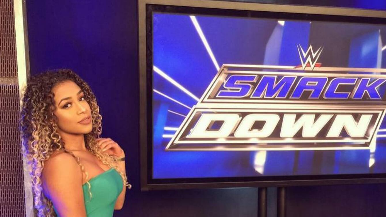 La presentadora ha brillado en las emisiones de WWE.