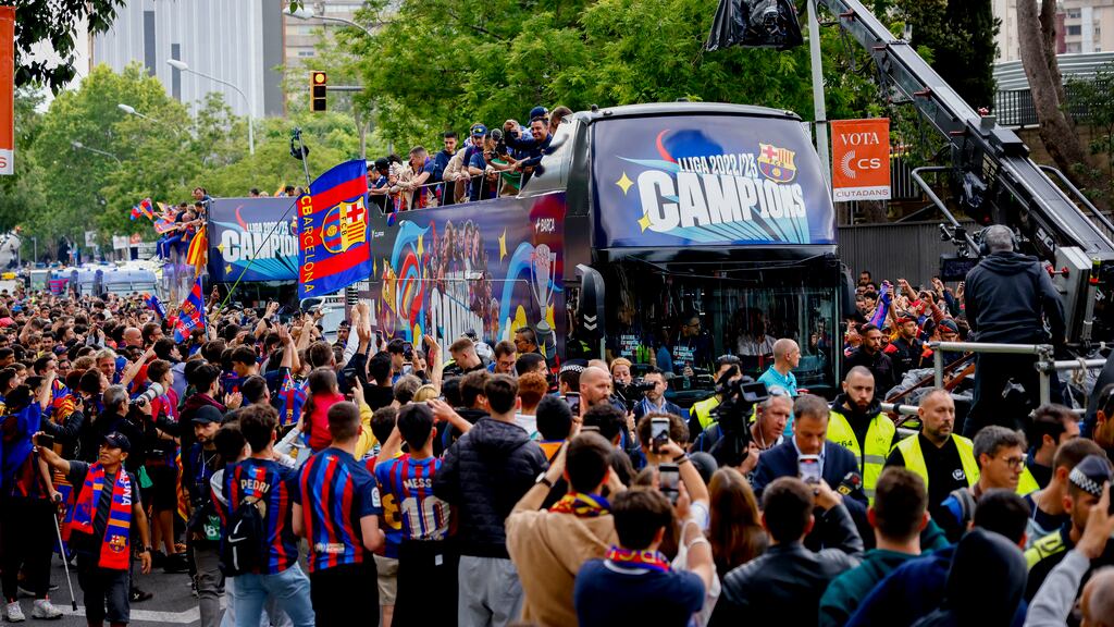 Así fueron los festejos del Barcelona