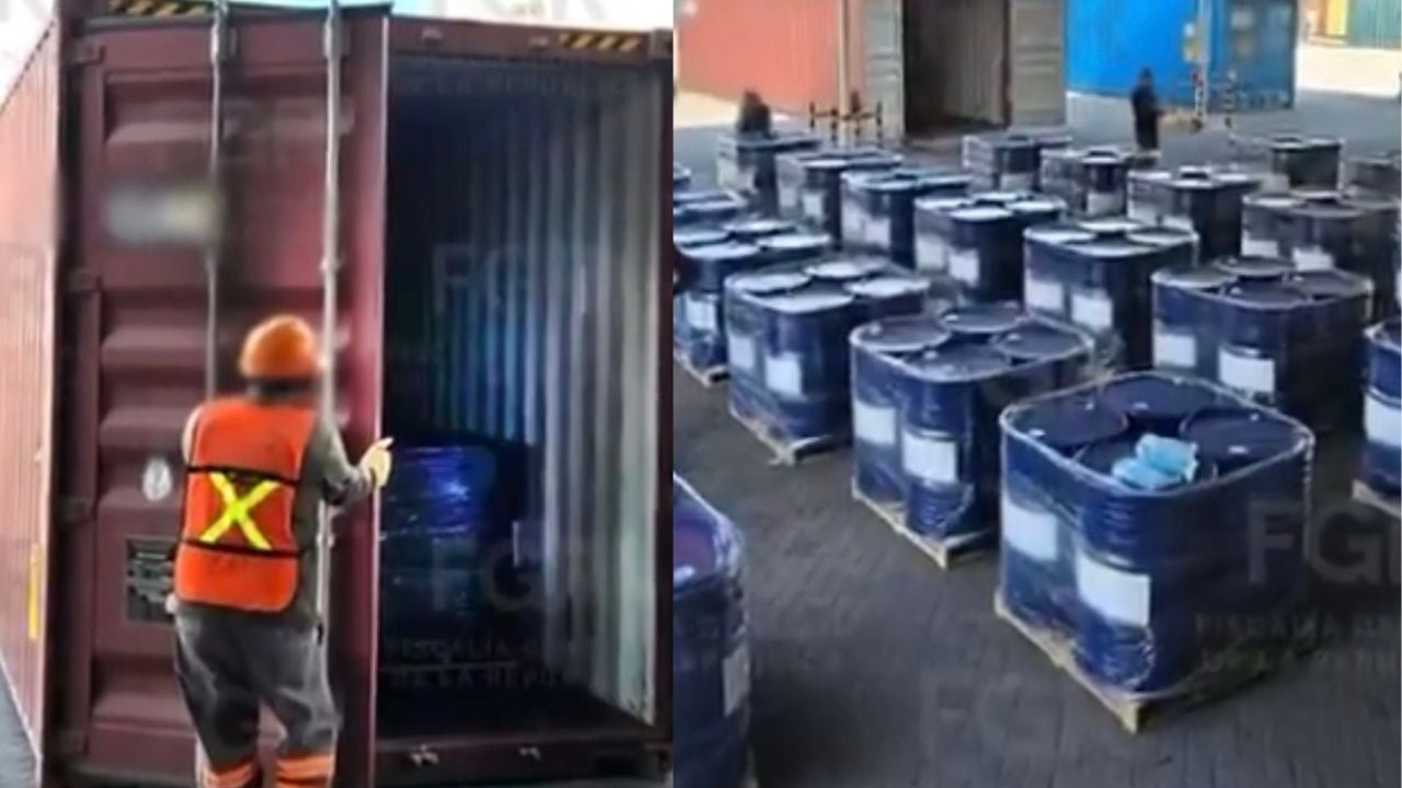 Aseguran químicos en Manzanillo