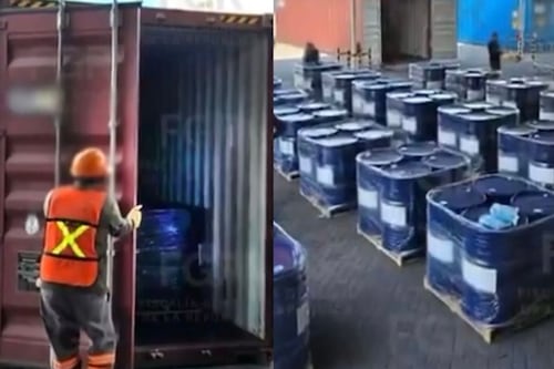 ¡Golpe al narco! Aseguran más de 54 mil litros de químicos para fabricar drogas
