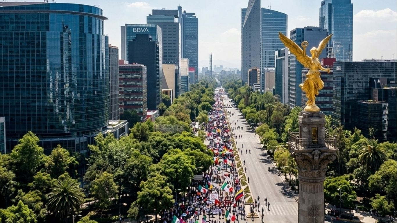 Marchas en la Ciudad de México