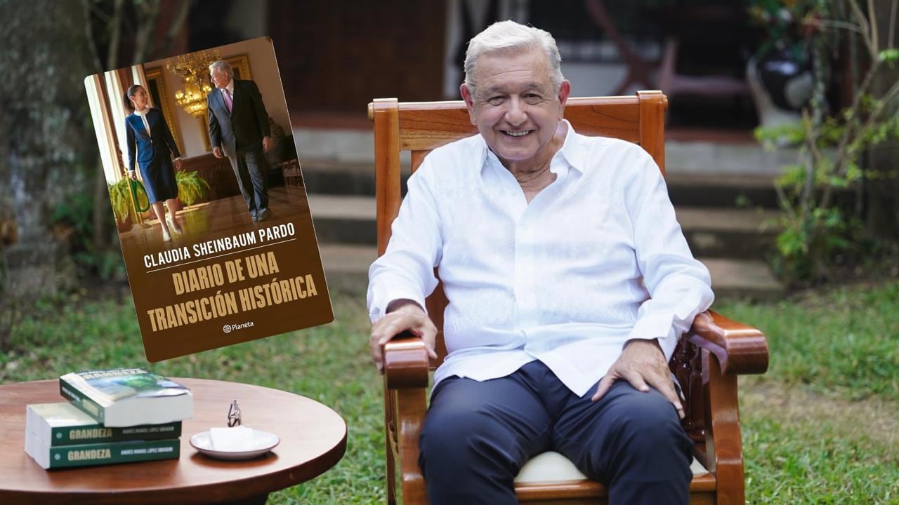 La editorial española Planeta edita tanto el nuevo libro Grandeza de AMLO como Diario de una transición histórica, la primera obra de Claudia Sheinbaum como presidenta.