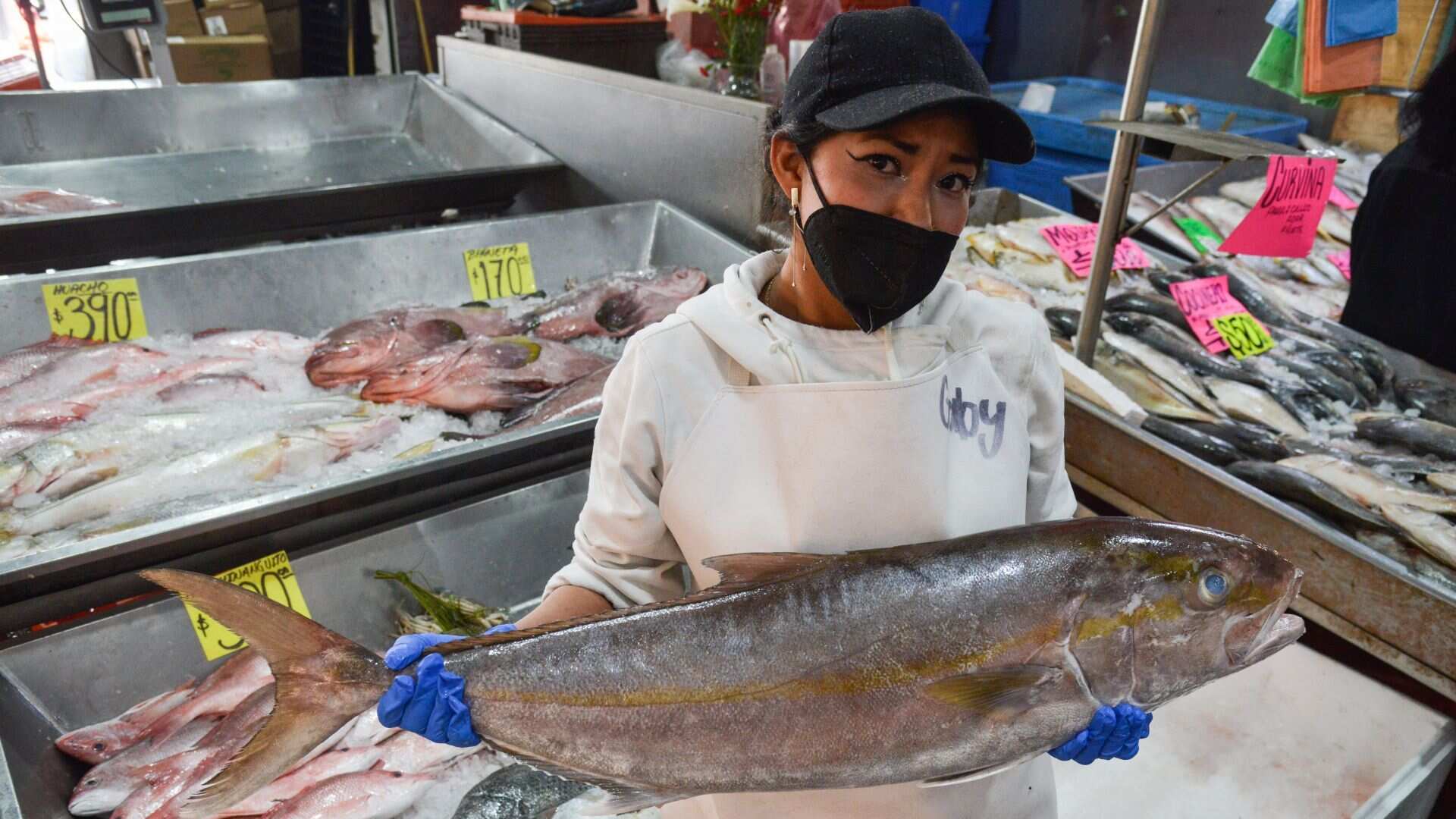 El kilo del filete de huachinango alcanzó 720 pesos; el de camarón gigante, 670; y el de langosta, mil 600 pesos; los más baratos son cintilla, lisa y corvina que van de 30 a 60 pesos.